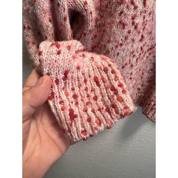 - LC Lauren Conrad Confetti Knit pullover sweater woman’s size large - Picture 5 of 6